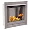 Duluth Forge Ventless Stainless Outdoor Gas Fireplace Insert With Reflective Emera DF450SS-G-REM - alternate 8